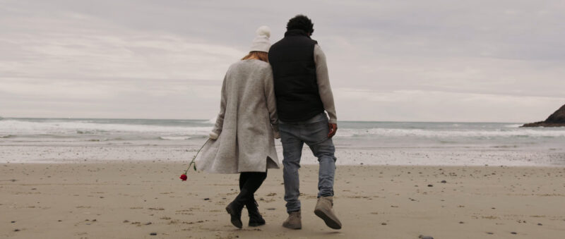 couple on beach